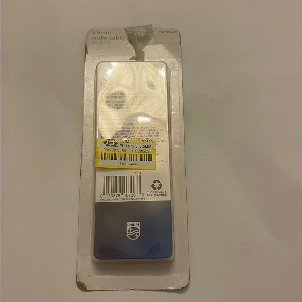 Philips 3.5mm audio cable.